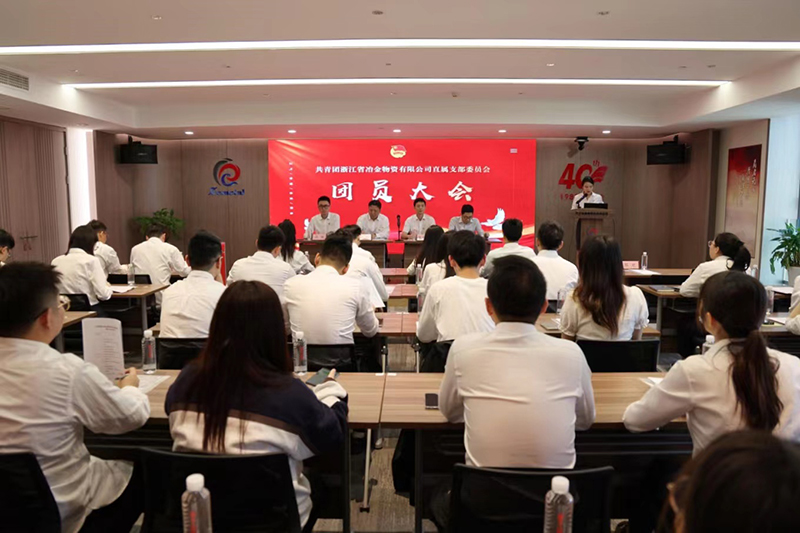 砥礪奮進 再譜新篇 | 共青團浙江省冶金物資有限公司直屬支部委員會團員大會順利召開