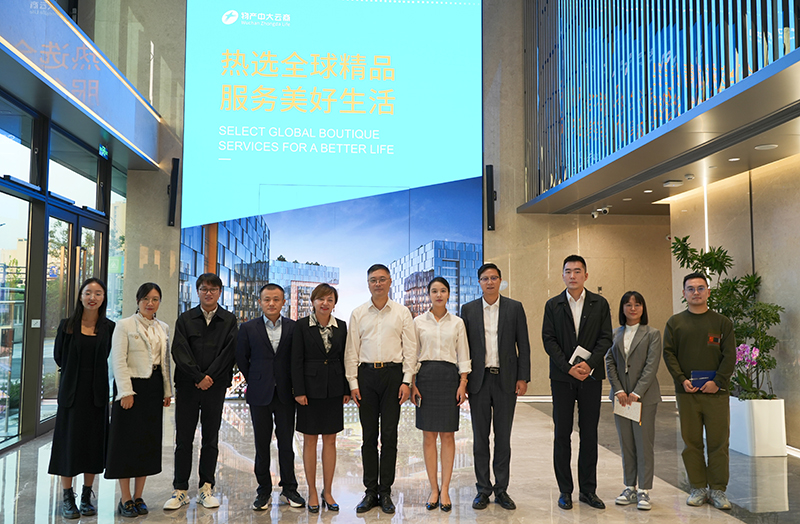 冶金物資黨委書記、董事長鄭浩帶隊(duì)赴物產(chǎn)中大云商參觀學(xué)習(xí)